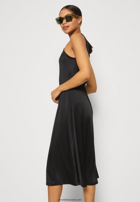 Anna Field Women Jersey Dress Black H42J4Z59