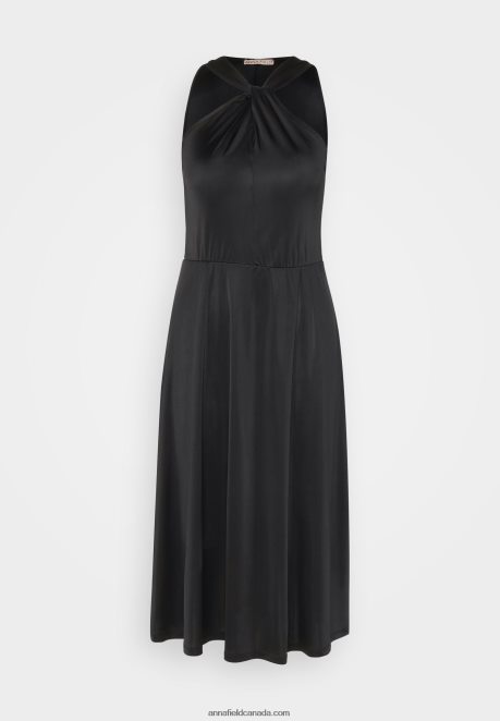 Anna Field Women Jersey Dress Black H42J4Z59