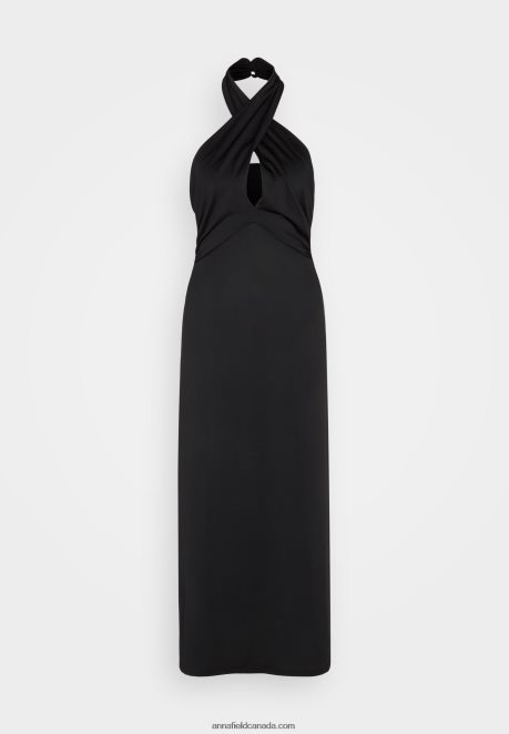 Anna Field Women Jersey Dress Black H42J4Z77