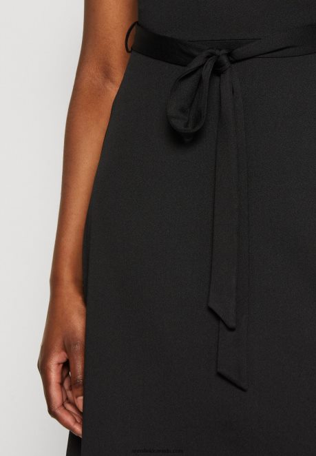 Anna Field Women Jersey Dress Black/White H42J4Z115