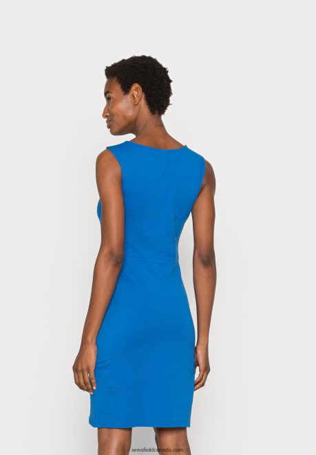 Anna Field Women Jersey Dress Blue H42J4Z126