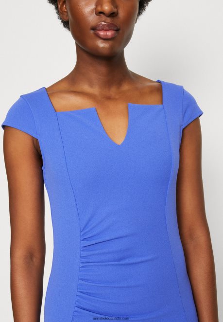 Anna Field Women Jersey Dress Blue H42J4Z132