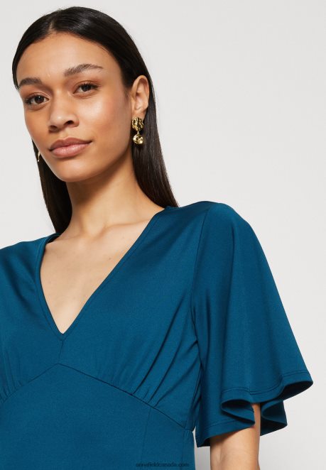 Anna Field Women Jersey Dress Blue H42J4Z147