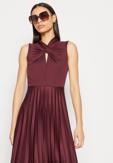 Anna Field Women Jersey Dress Bordeaux H42J4Z177