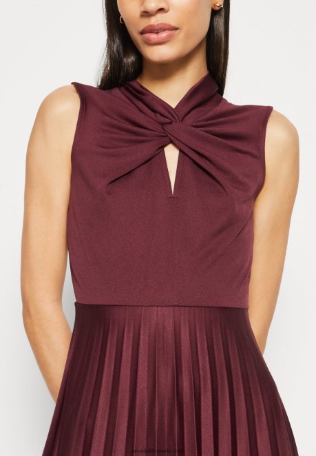 Anna Field Women Jersey Dress Bordeaux H42J4Z177