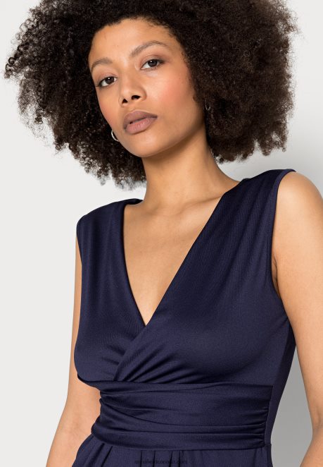Anna Field Women Jersey Dress Dark Blue H42J4Z154