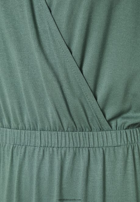 Anna Field Women Jersey Dress Green H42J4Z121