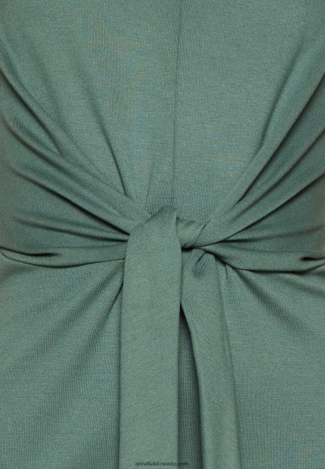 Anna Field Women Jersey Dress Green H42J4Z175
