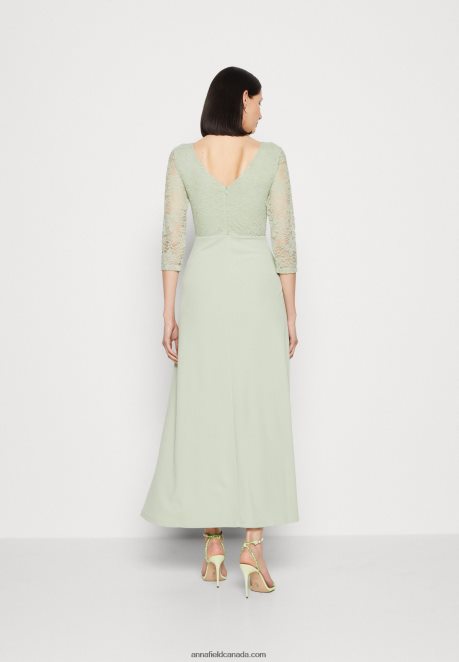 Anna Field Women Jersey Dress Light Green H42J4Z76