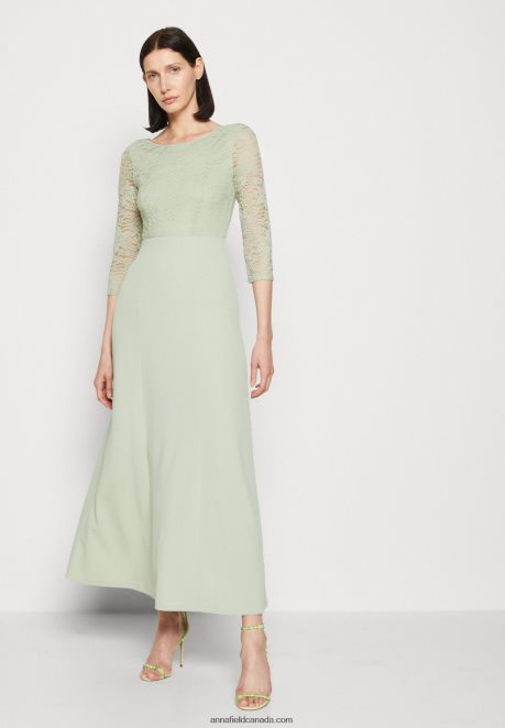 Anna Field Women Jersey Dress Light Green H42J4Z76
