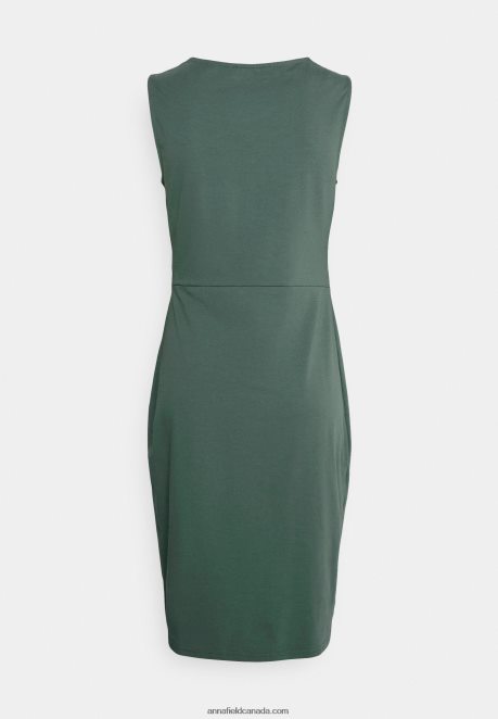 Anna Field Women Jersey Dress Light Green H42J4Z96