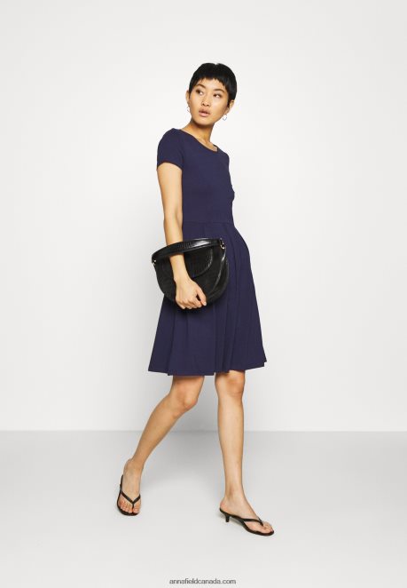 Anna Field Women Jersey Dress Maritime Blue H42J4Z105