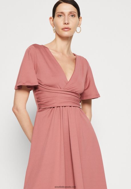 Anna Field Women Jersey Dress Pink H42J4Z127