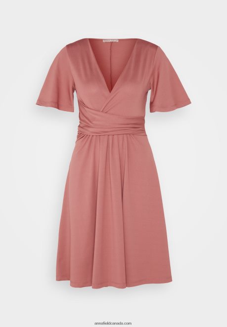 Anna Field Women Jersey Dress Pink H42J4Z127