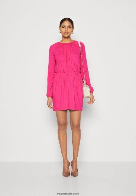 Anna Field Women Jersey Dress Pink H42J4Z187