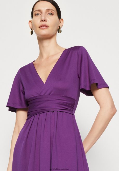 Anna Field Women Jersey Dress Purple H42J4Z148