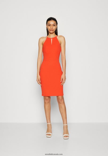 Anna Field Women Jersey Dress Red H42J4Z152