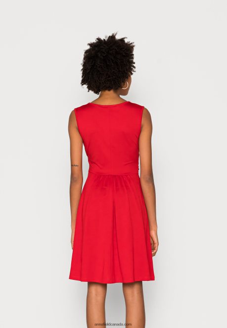 Anna Field Women Jersey Dress Red H42J4Z172