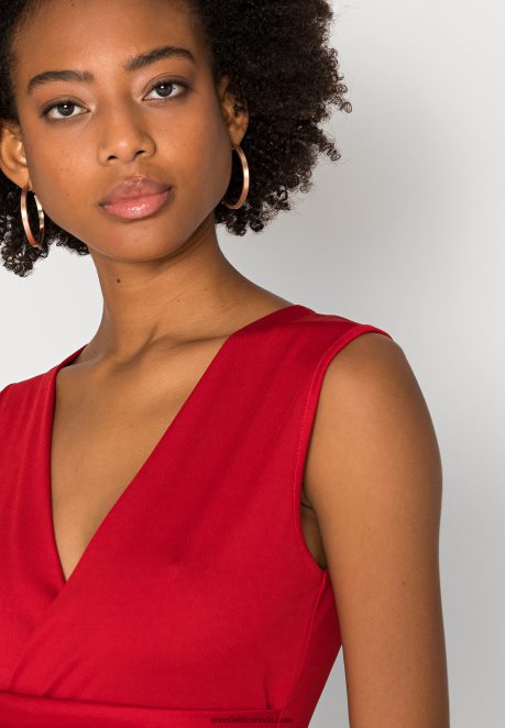 Anna Field Women Jersey Dress Red H42J4Z172