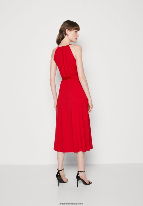 Anna Field Women Jersey Dress Red H42J4Z52