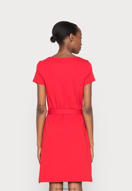Anna Field Women Jersey Dress Red H42J4Z99