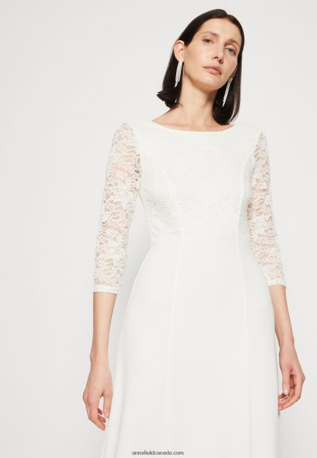 Anna Field Women Jersey Dress White H42J4Z75
