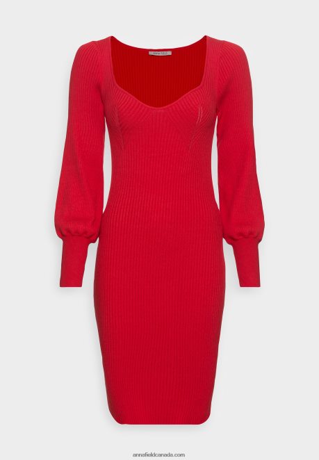 Anna Field Women Jumper Dress Red H42J4Z194