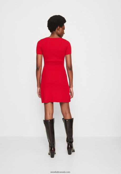 Anna Field Women Jumper Dress Red H42J4Z231
