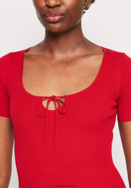 Anna Field Women Jumper Dress Red H42J4Z231
