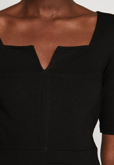 Anna Field Women Shift Dress Black H42J4Z100