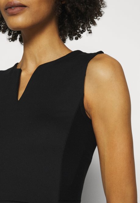 Anna Field Women Shift Dress Black H42J4Z111