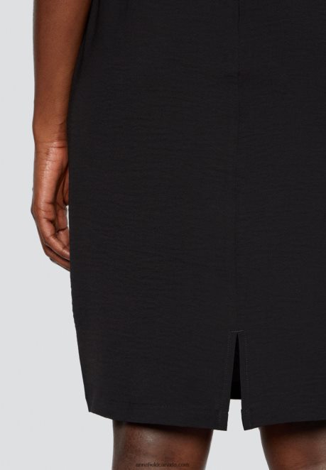 Anna Field Women Shift Dress Black H42J4Z192