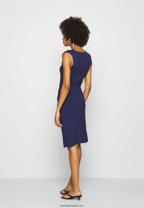 Anna Field Women Shift Dress Evening Blue H42J4Z122
