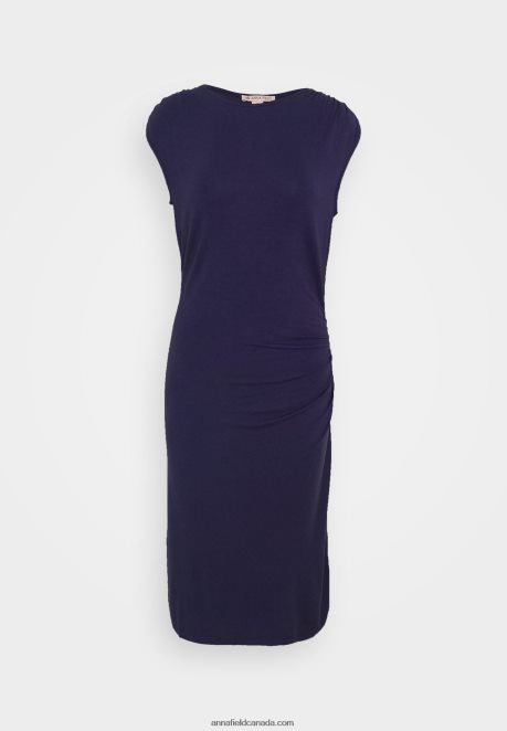 Anna Field Women Shift Dress Evening Blue H42J4Z122