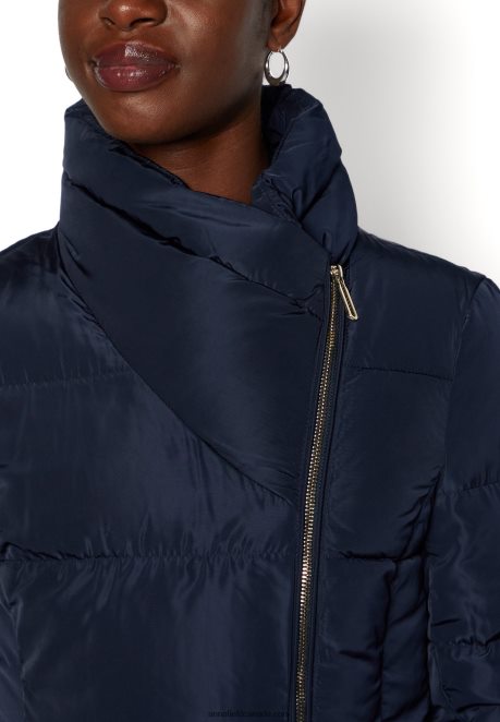 Anna Field Women Winter Jacket Dark Blue H42J4Z734