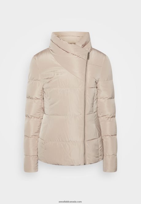 Anna Field Women Winter Jacket Light Brown H42J4Z733