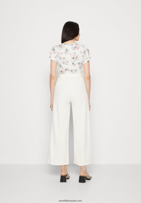 Anna Field Women Jumpsuit Beige/White H42J4Z880