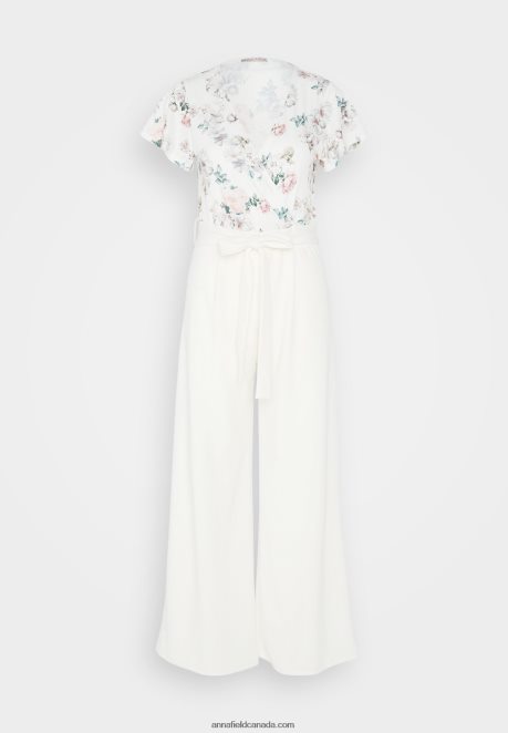 Anna Field Women Jumpsuit Beige/White H42J4Z880