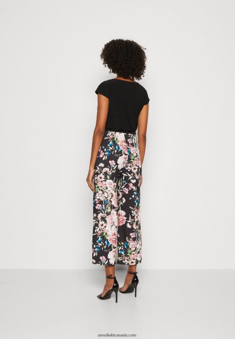 Anna Field Women Jumpsuit Black/Multi-Coloured H42J4Z873