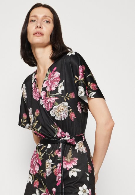 Anna Field Women Jumpsuit Black/Multi-Coloured H42J4Z888