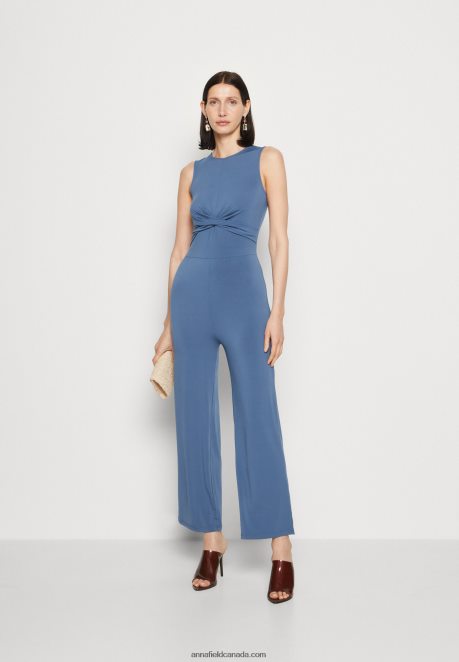 Anna Field Women Jumpsuit Dark Blue H42J4Z879