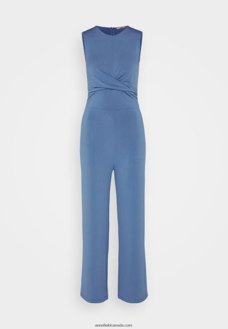 Anna Field Women Jumpsuit Dark Blue H42J4Z879