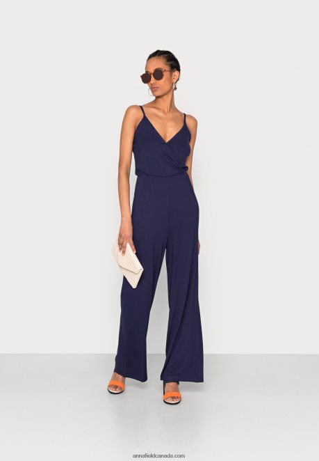 Anna Field Women Jumpsuit Dark Blue H42J4Z886