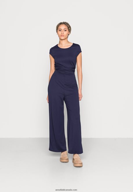 Anna Field Women Jumpsuit Dark Blue H42J4Z893