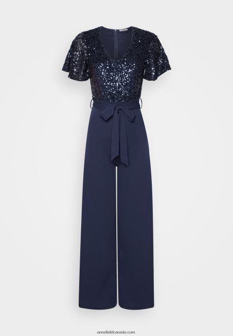 Anna Field Women Jumpsuit Dark Blue H42J4Z905