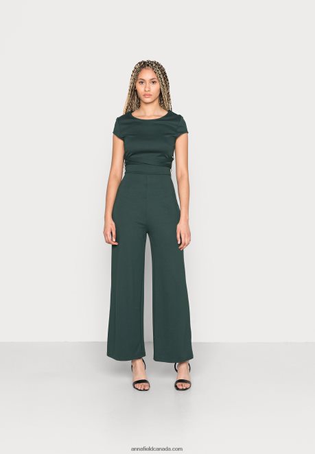 Anna Field Women Jumpsuit Dark Green H42J4Z870