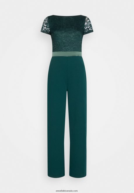 Anna Field Women Jumpsuit Dark Green H42J4Z890
