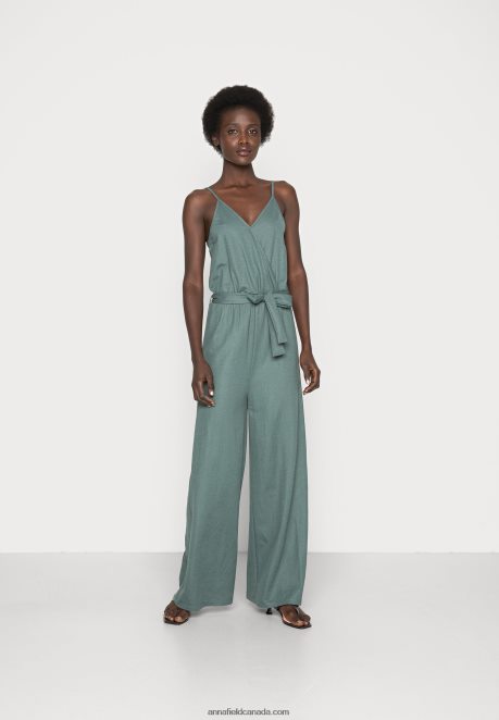 Anna Field Women Jumpsuit Light Green H42J4Z867