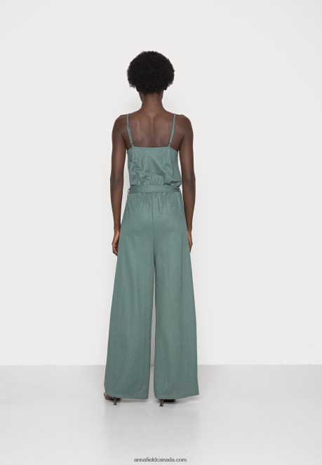 Anna Field Women Jumpsuit Light Green H42J4Z867
