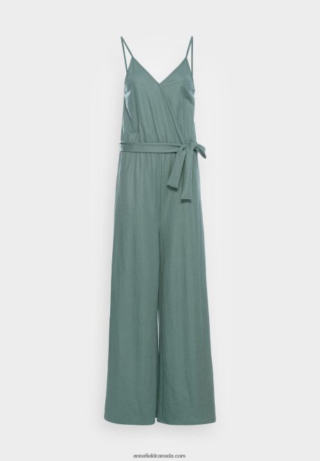 Anna Field Women Jumpsuit Light Green H42J4Z867